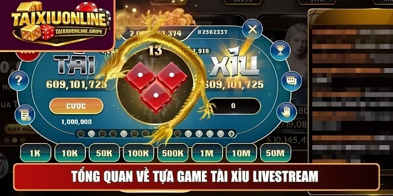 Tổng quan về tựa game tài xỉu livestream 