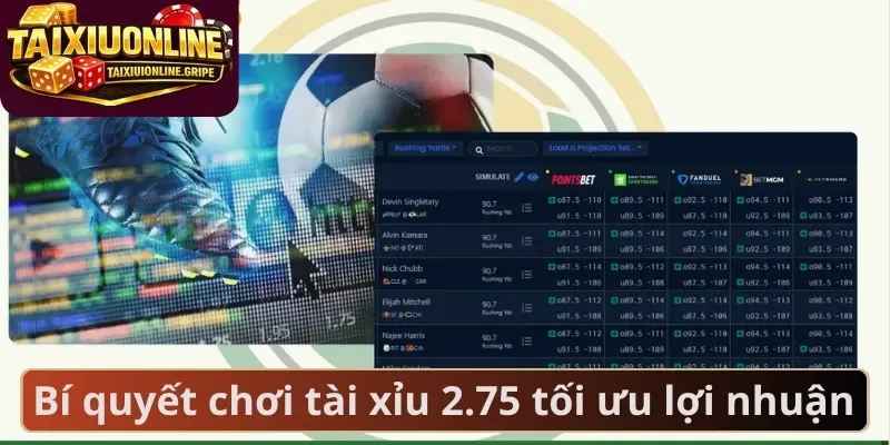 Bí quyết chơi tài xỉu 2.75 tối ưu lợi nhuận