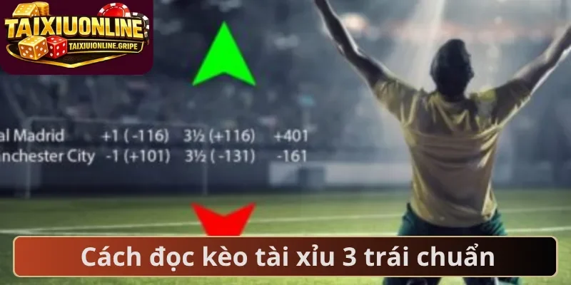 Cách đọc kèo tài xỉu 3 trái chuẩn
