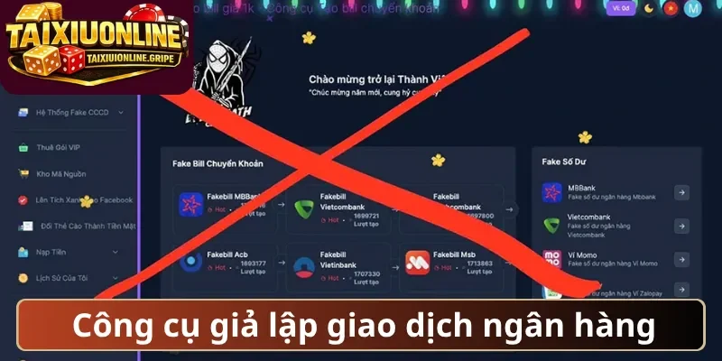 Công cụ giả lập giao dịch ngân hàng Công cụ giả lập giao dịch ngân hàng