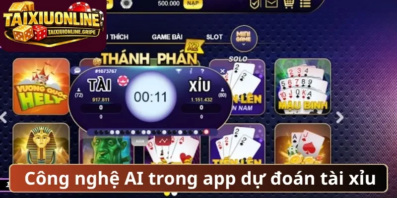 Công nghệ AI trong app dự đoán tài xỉu