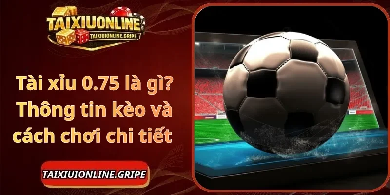 Tài xỉu 0.75 là gì Thông tin kèo và cách chơi chi tiết